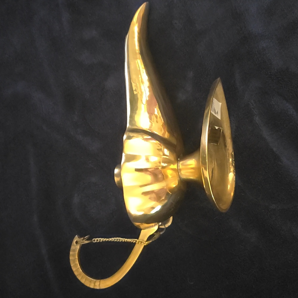 Vintage Lacquered Brass Lovely And Beautiful Genie Type Lamp - Picture 7 of 10
